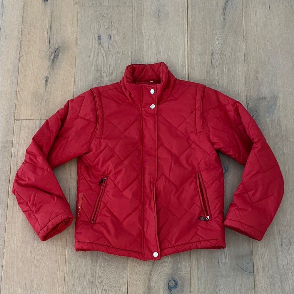 Prada Women's Red Puffer Jacket
